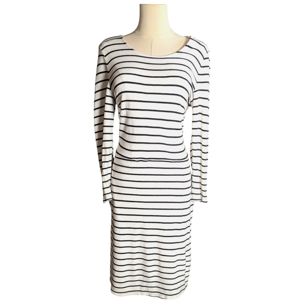 Market & Spruce Long sleeve striped Dress Size Medium